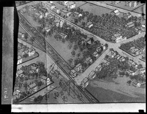 Plan of Quincy Adams and vicinity