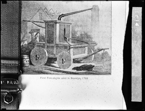First fire engine in Brooklyn 1785