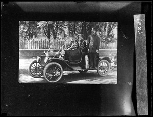 Chief Litchfield and the First Chiefs Ford car