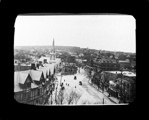 View from belfrey of Adams Temple