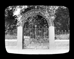 Southerly entrance, Hancock Cemetery