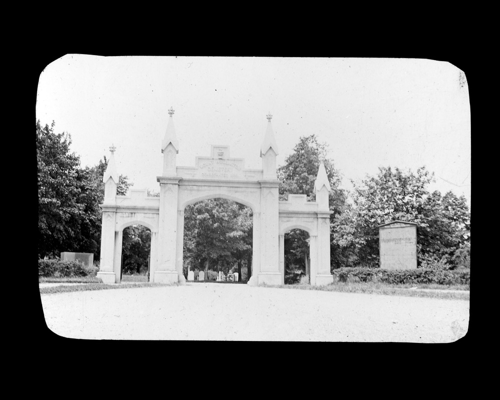 Gateway Mount Wollaston Cemetery Digital Commonwealth