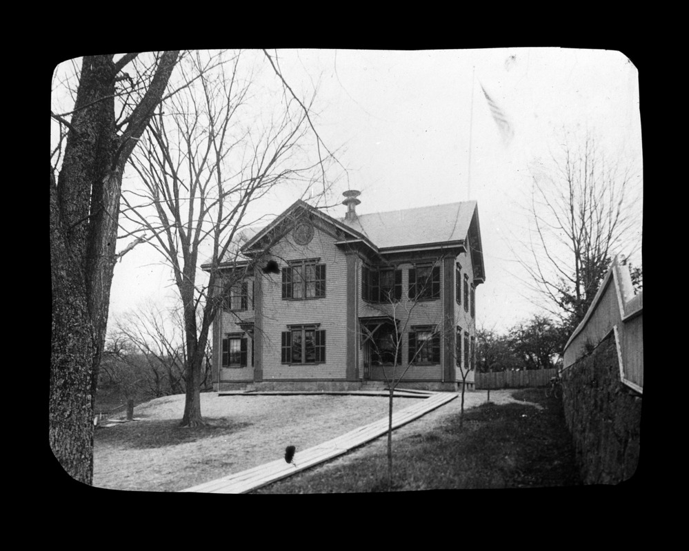 High school building