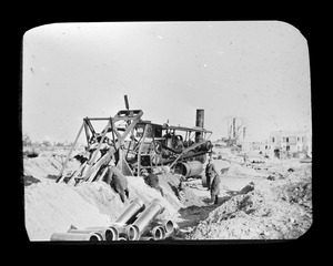 Trench digger, US Housing Corps