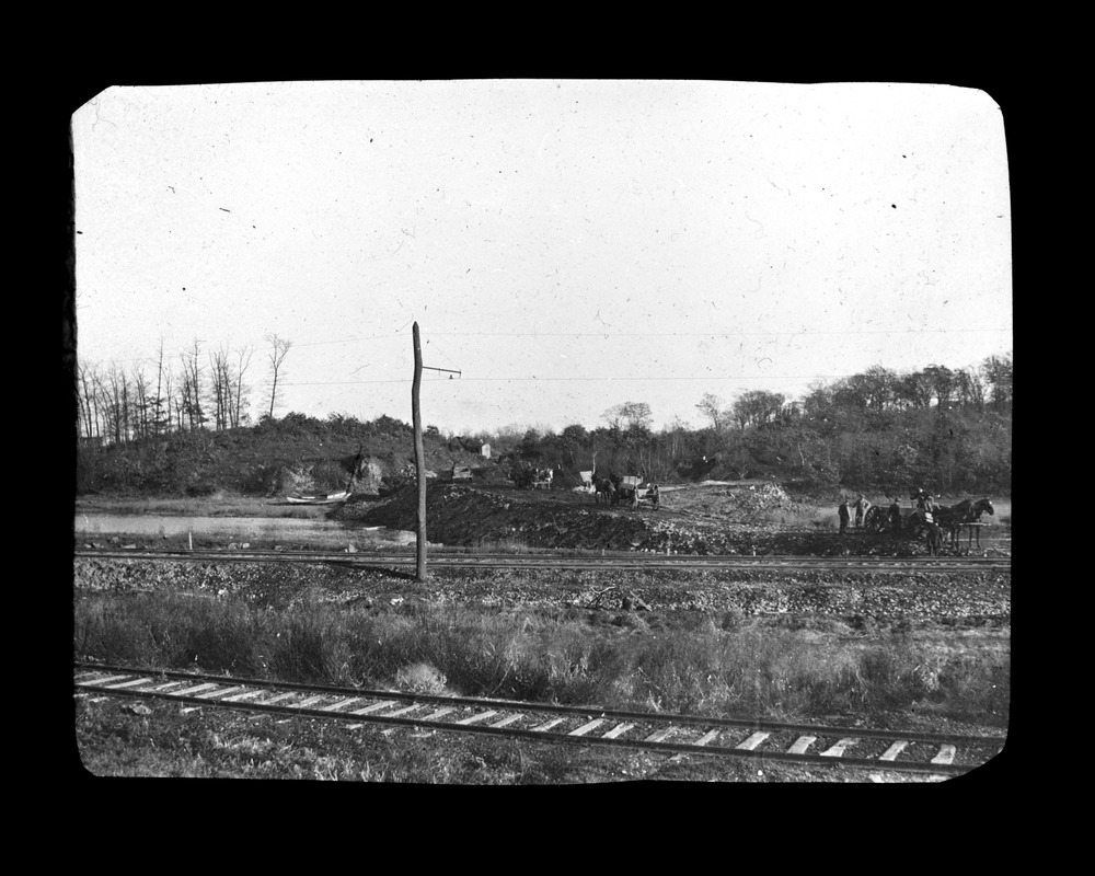 Ore Refining Company branch railroad across Hayward Creek