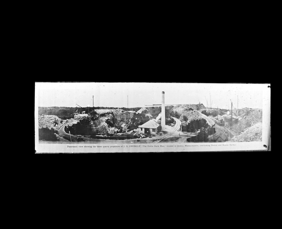 Panorama of Swingle's Quarry land Digital Commonwealth