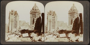 Horrors of earthquake and fire -- near Union Square E. to Call Building, San Francisco, Cal.