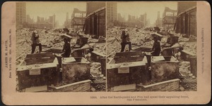 After the earthquake and fire had spent their appalling force, San Francisco