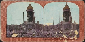 San Francisco's six-million-dollar City Hall, containing the municipal records wrecked by earthquake