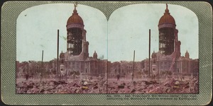 San Francisco's six-million-dollar City Hall, containing the municipal records wrecked by earthquake