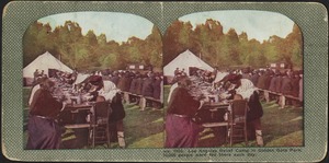Los Angeles Relief Camp in Golden Gate Park. 10,000 people were fed there each day