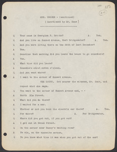 Sacco-Vanzetti Case Records, 1920-1928. Commonwealth v. Vanzetti (Bridgewater Trial). Trial Transcript, pages 150-227, 1920. Box 1, Folder 19, Harvard Law School Library, Historical & Special Collections