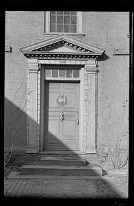 Richard Derby House, exterior, door