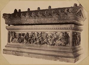 The so-called sarcophagus of Alexander, Imperial Ottoman Museum, Constantinople