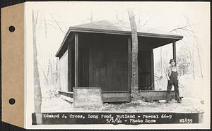 Edward J. Cross, bathhouse, Long Pond, Rutland, Mass., May 1, 1944