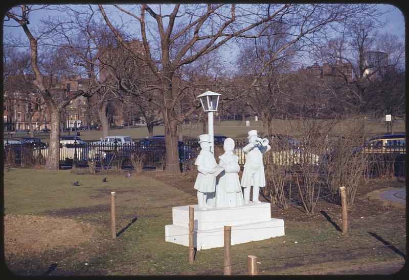 Christmas scene, Boston Common