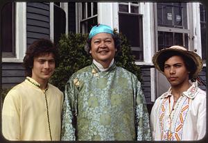 Portrait of three people