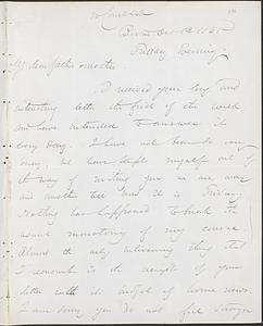 Letter from John D. Long to Zadoc Long and Julia D. Long, October 13, 1865