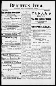 The Brighton Item, April 21, 1894