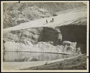 Hotel & Travel. Glaciers. Face of Grasshopper Glacier.