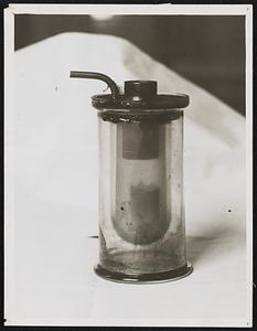 10. Exhibition of Scientific Apparatus at the Science Museum. South Kensington. Our photograph shows the first flask, 1892.
