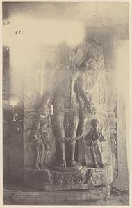 Surya sculpture in the temple at Dapthu