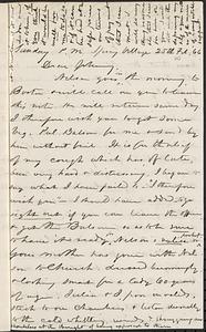 Letter from Zadoc Long to John D. Long, February 25, 1866