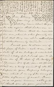 Letter from Zadoc Long to John D. Long, March 8, 1866