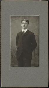 Boston Latin School 1902 Senior portrait, Theodore Francis Jones