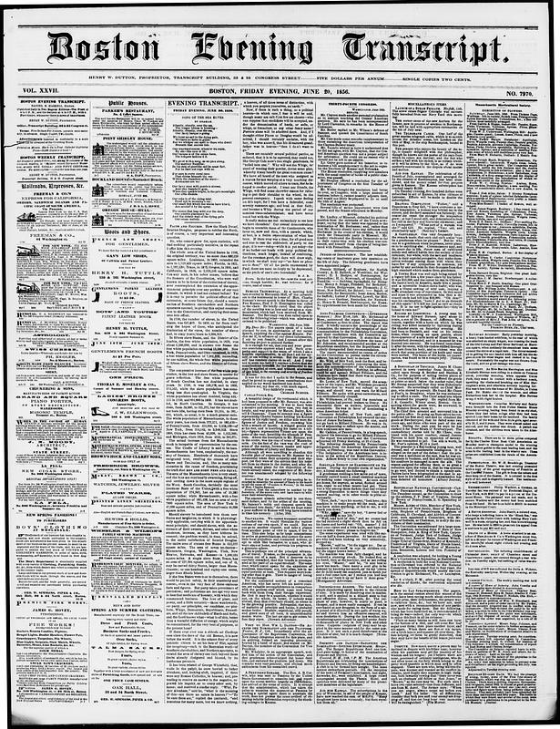 Boston Evening Transcript - Digital Commonwealth