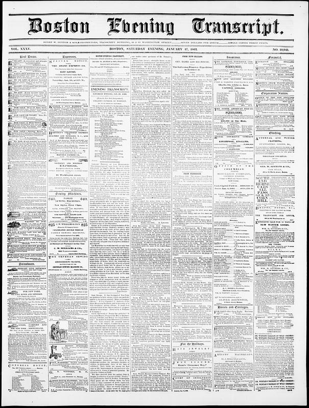 Boston Evening Transcript - Digital Commonwealth