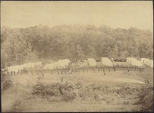 Dress parade of the 50th Penn. Infantry, Gettysburg, Pa., July, 1865