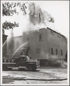 Fire in Railroad Square