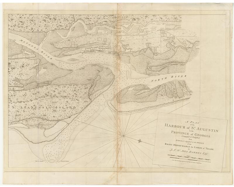 A plan of the harbour of S.t Augustin in the province of Georgia