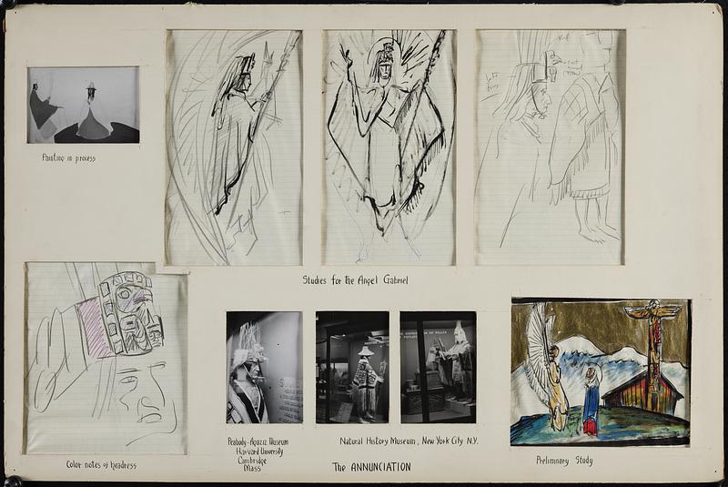 The Annunciation - preliminary studies
