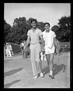 Two tennis players