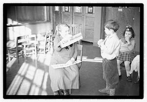 Mabel Adams, principal of Horace Mann School
