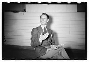 Mr. Ed. P. Goodnow dramatic director, Harvard Univ.
