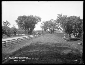 Wachusett Aqueduct, road crossing, Stirrup Brook Culvert, Northborough, Mass., Sep. 13, 1899