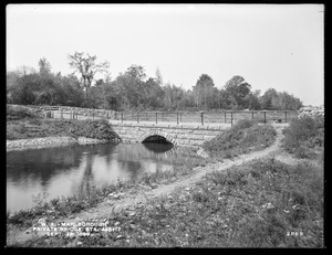 Wachusett Aqueduct, private bridge, station 498+17, Marlborough, Mass., Sep. 22, 1899