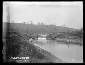 Wachusett Aqueduct, Upper Dam, station 520, Southborough, Mass., Oct. 24, 1899