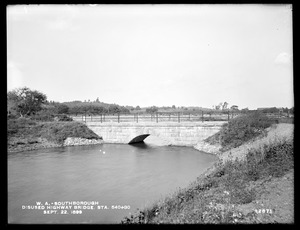 Wachusett Aqueduct, disused highway bridge, station 540+30, Southborough, Mass., Sep. 22, 1899