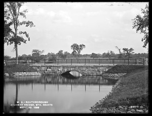 Wachusett Aqueduct, highway bridge, station 584+75, Southborough, Mass., Sep. 22, 1899