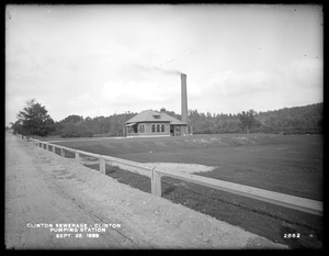 Clinton Sewerage, pumping station, Clinton, Mass., Sep. 25, 1899