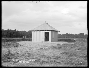 Clinton Sewerage, tool house, Lancaster, Mass., Sep. 25, 1899