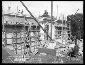 Distribution Department, Northern High Service Spot Pond Pumping Station, south side, from the south, Stoneham, Mass., Sep. 27, 1899