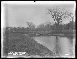 Wachusett Aqueduct, Farm Bridge, station 598+47, Southborough, Mass., Oct. 24, 1899