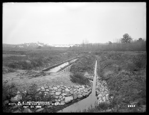 Wachusett Aqueduct, Crane Swamp settling basin, for ditches, north of 560, Southborough, Mass., Oct. 24, 1899