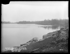 Distribution Department, Northern High Service Middlesex Fells Reservoir, eastern part, from the west, near Dam No. 2, Stoneham, Mass., Nov. 29, 1899