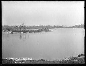 Distribution Department, Northern High Service Middlesex Fells Reservoir, northern part, from the west, near Dam No. 2, Stoneham, Mass., Nov. 29, 1899
